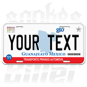 Guanajuato Custom Plate