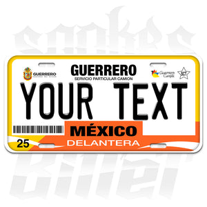 Guerrero Custom Plate