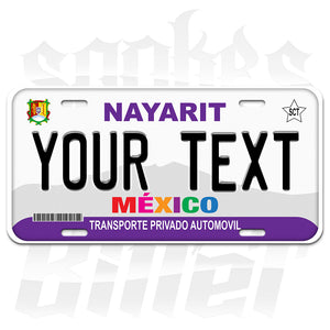 Nayarit Custom Plate