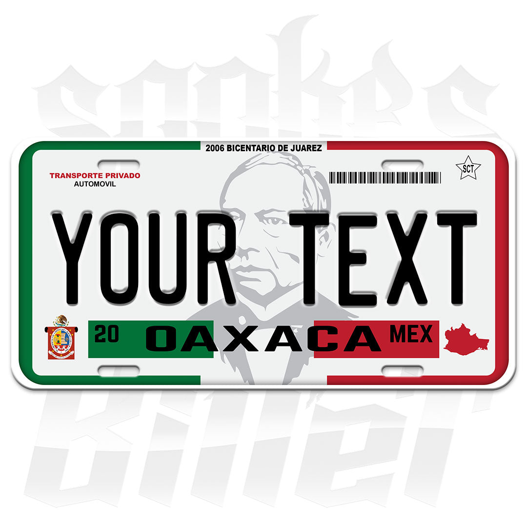Oaxaca Custom Plate