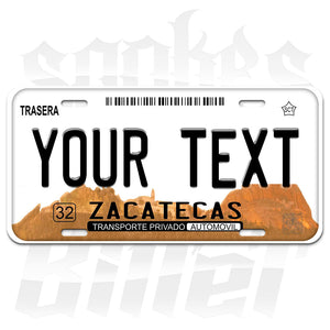 Zacatecas 2 Custom Plate